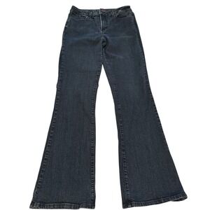 Nydj Dark Wash Bootcut Jeans Stretch Denim Sz 12 Normcore Cabincore